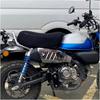 Motorrad Sitzbezug für Monkey125 für Monkey 125 Motorrad Isolierter Sitzbezug Zubehör Wabenmuster Schutzpolster Stoff Sattel