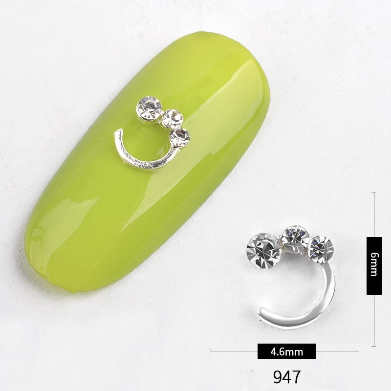 

5 шт./упак., стразы для ногтей, 3D акриловые насадки, украшение «сделай сам», дизайн ногтей, маникюр 5pcs