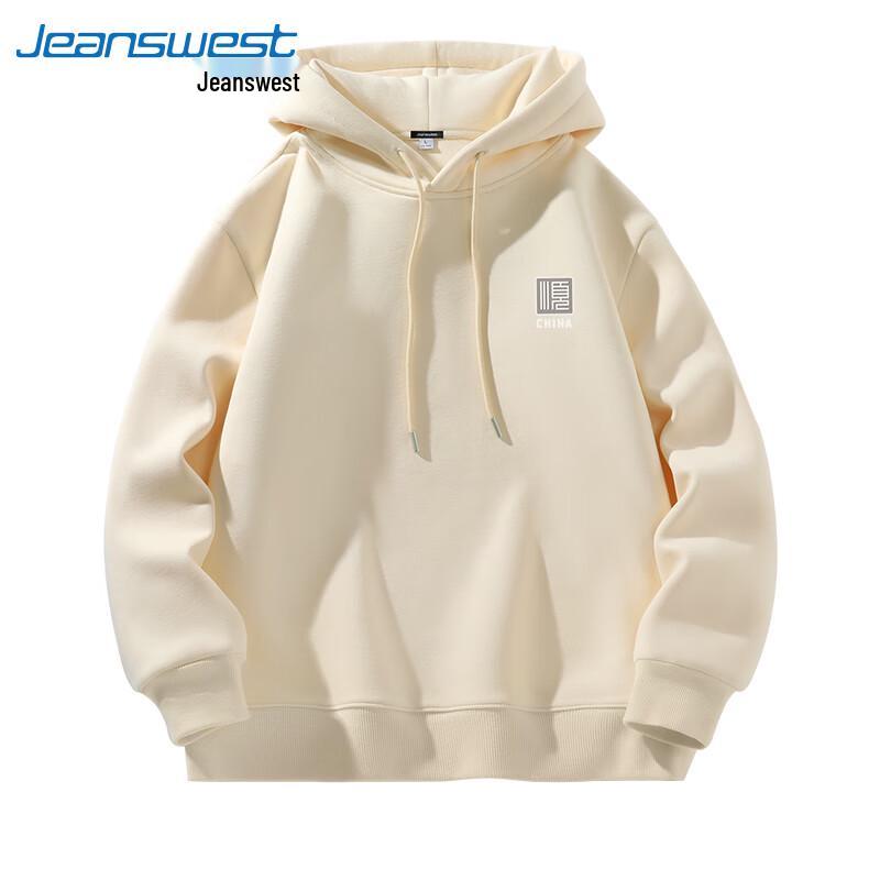 Jeanswest Men's Fall 2025 American Style Heavyweight Hooded Sweatshirt