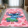 Cartoon S-Stitch Kawaii Monster Living Room Non-Slip Area Rug Soft Carpet for Bedroom Kids Playroom Sofa,Home Decor Doormat Gift