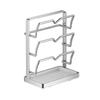 Stainless Steel Wall-Mounted Kitchen Rack for Cutting Boards and Pot Lids