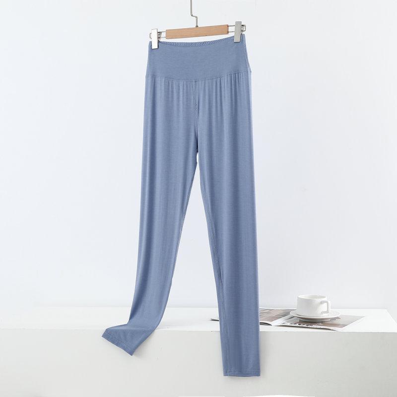 Modal Women's High-Waisted Slimming Leggings, Plus Size, Spring/Autumn Tapered Pants