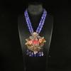 NISHIZAWA Glass Beaded Necklaces for Women Multi-layered Palace Style Retro Jewelry Fashion Elegant Collares Para Mujer