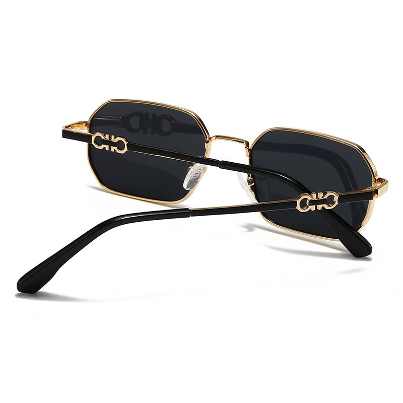 Sunglasses Popular Cross-Border Export Item Men's Sunglasses for European and American Street Style Instagram Influencer Model Square Sunglasses 1409