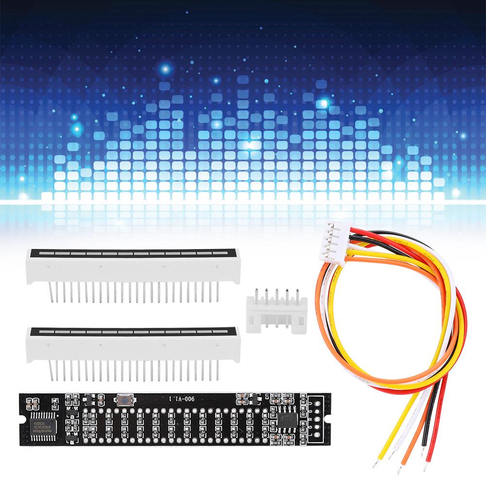 Mini DIY Dual 12 Level Stereo Musik Audio Spektrum Pegelanzeige VU Meter VerstärkerplatineMusik