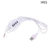 1/3/5Pcs Dc 5V Usb Clamp Plant Light Timing Control Cable Switch Line Plant Growth Light Live Broadcast Fill Light Control Wire