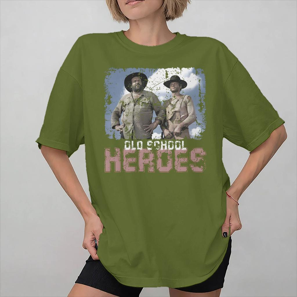 New Arrival BUD SPENCER AND TERENCE HILL T Shirt for Unisex Women Cotton Tee Shirt Short Sleeve Clothes