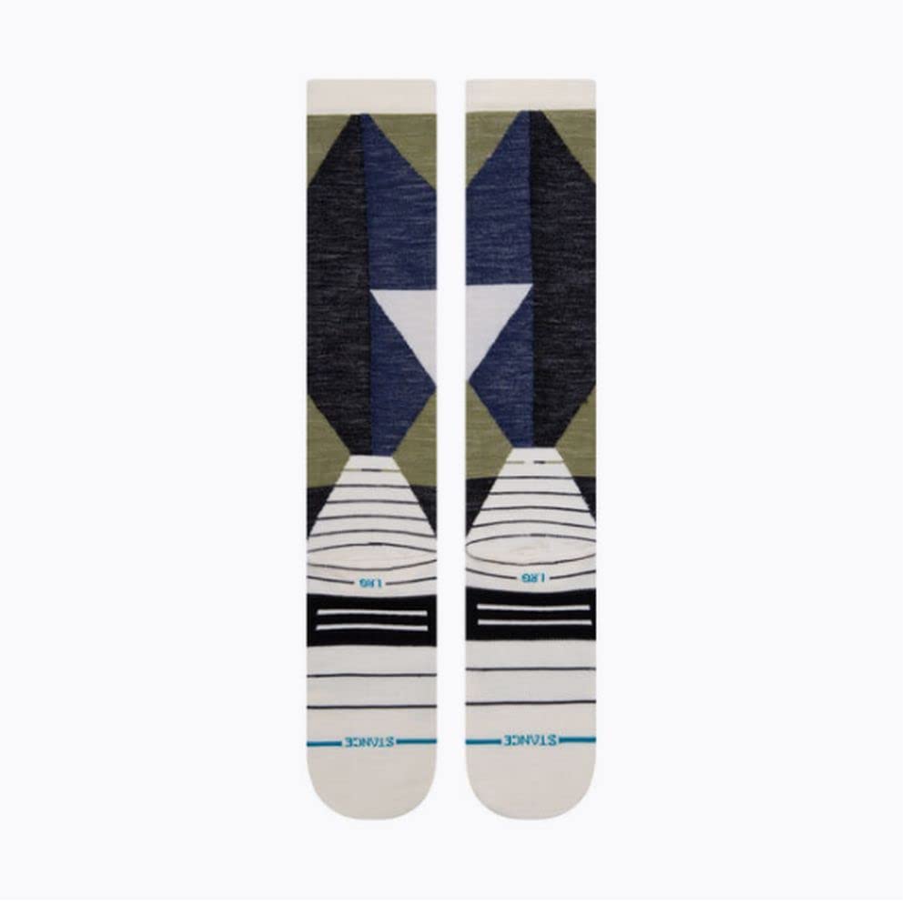 STANCE DEPTHS Long Off White Size L Men's Socks, (01319),