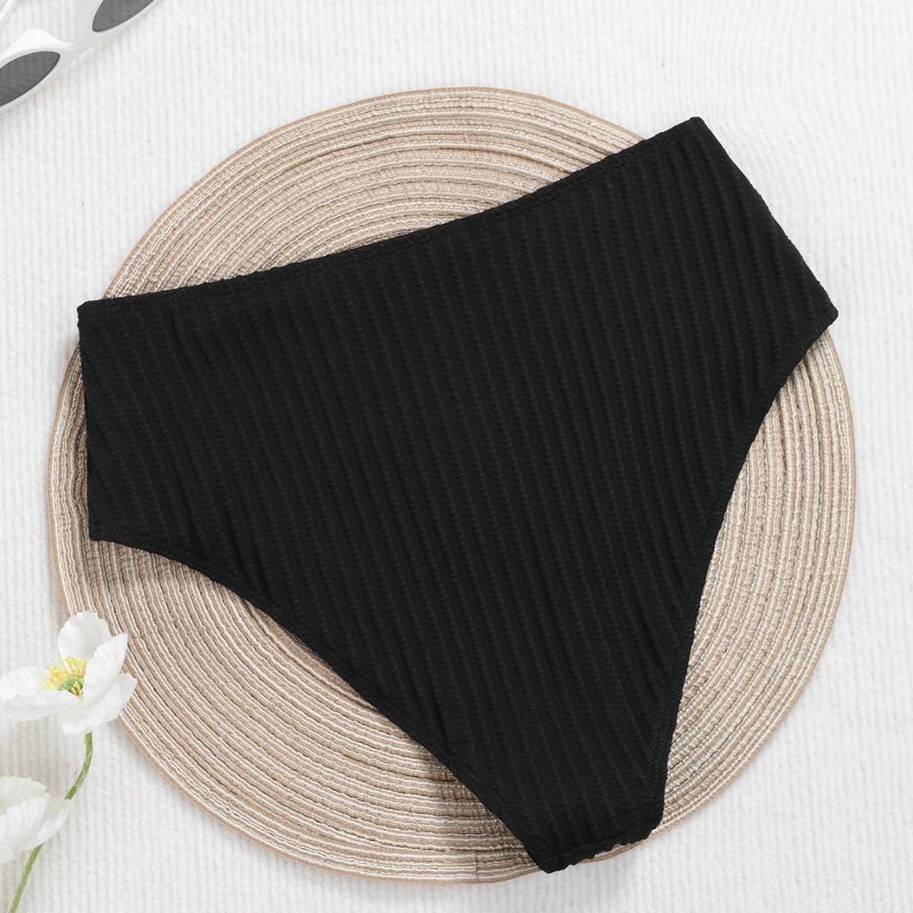 Euro-American Fashion Solid Triangle Cut Women's Swim Briefs