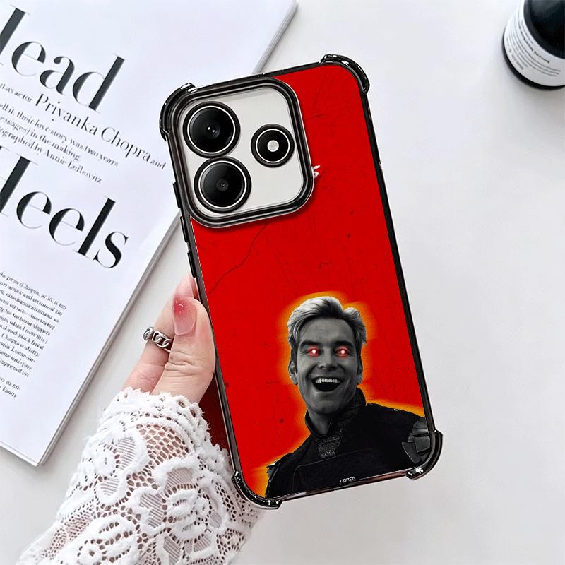 The Boys H-Homelander Soft Phone Case For Xiaomi Redmi Note 14 15 Pro Plus 13 12 11S 11T 5G 10 9S 9 Plating Anti-Fall Fundas