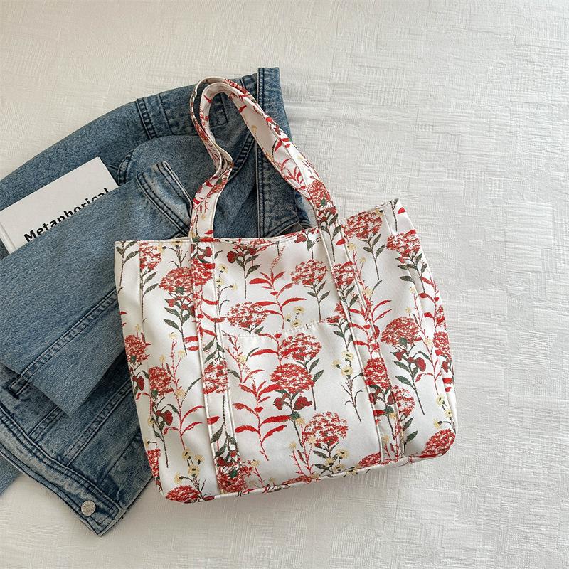 

Сумка-тоут для старшеклассников, большая сумка через плечо, 2024, новая японская студенческая красивая большая сумка для поездок на работу красный