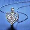 1ct D Color Moissanite Woman Pendant Sier Necklace for Women Chains Party Bridal Fine Jewelry 925sterling Silver Necklace