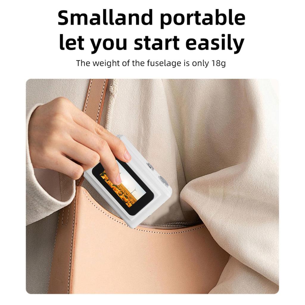 Mini Keychain Camera, 1080P Small Digital Camera Point and Shoot Digital Camera, Portable Retro CCD Thumb Camera for Video Recording and Photography,