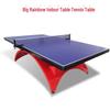 Shanshuo Rainbow Movable Outdoor/Indoor Ping Pong Table