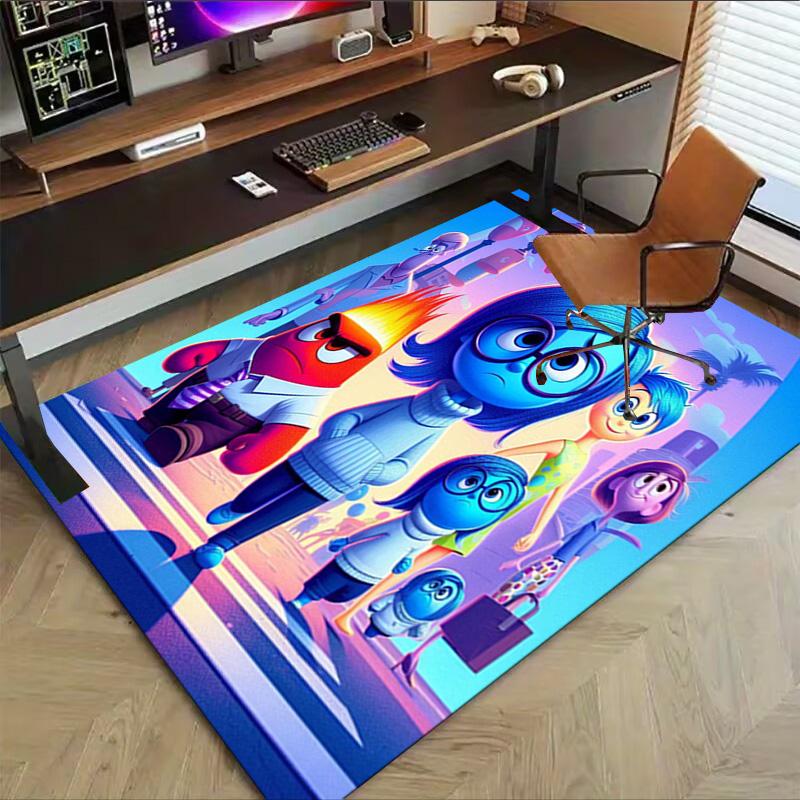 Inside Out Emotions Journey Carpet For Playroom Bedroom Living Room Sofa Home Decorkids Game Area Rug Nonslip Floor Mat