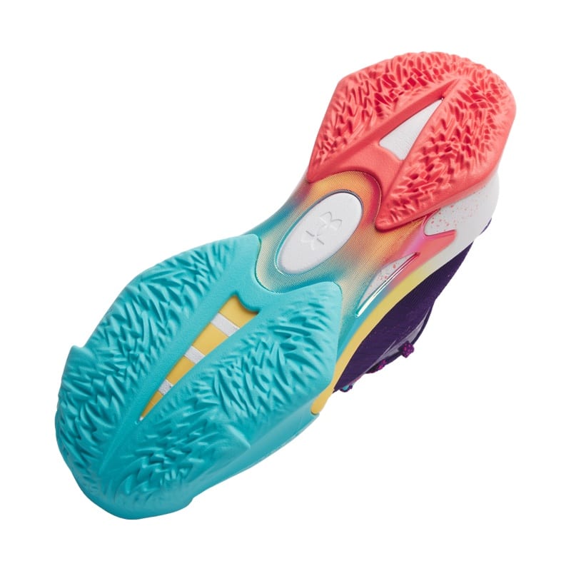 Under Armour SERIA CURRY 7 Amortizare Rezistente la Abraziune Rebound Pantofi de Baschet Unisex Mov 3027983-500
