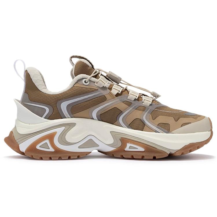 New LiNing Cat Paw X Claw ACE Low Top Running Shoes Women's Bone Brown ARYR018-9