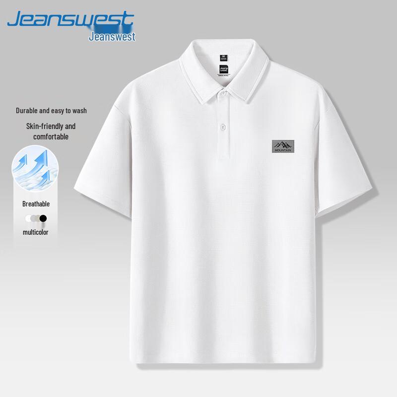 

Jeanswest Men s Heavyweight Short Sleeve Polo Shirt XL