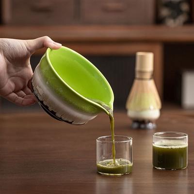 5Pcs/Set Pouring Spout Japanese Matcha Tea Set Tea Sticks Reusable Chasen Matcha Whisk Set Matcha Sifter Holder Matcha Scoop