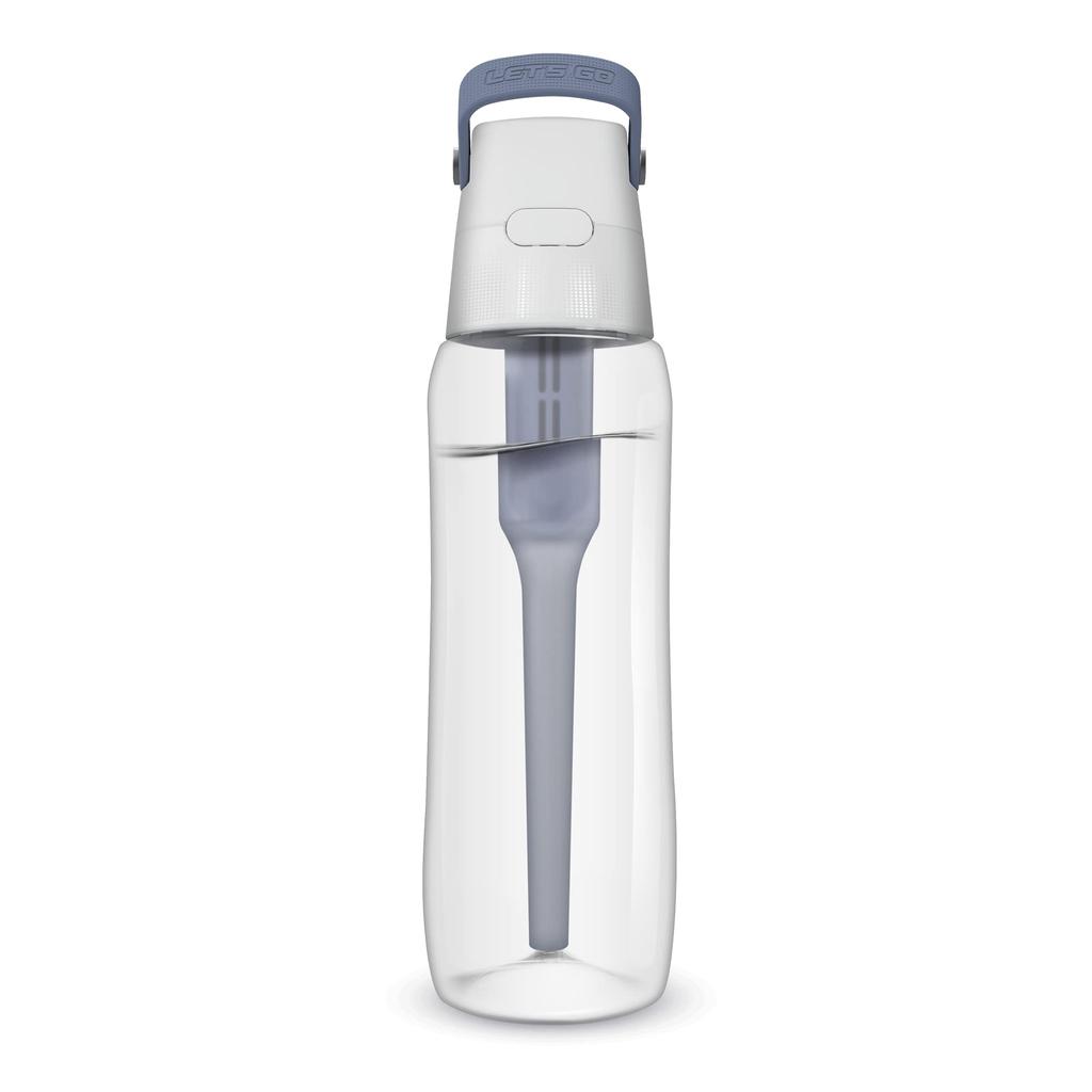 DAFI SOLID Portable Water Purifier Bottle with Cartridge (700ml, Dark Gray) [Official Japanese Product]