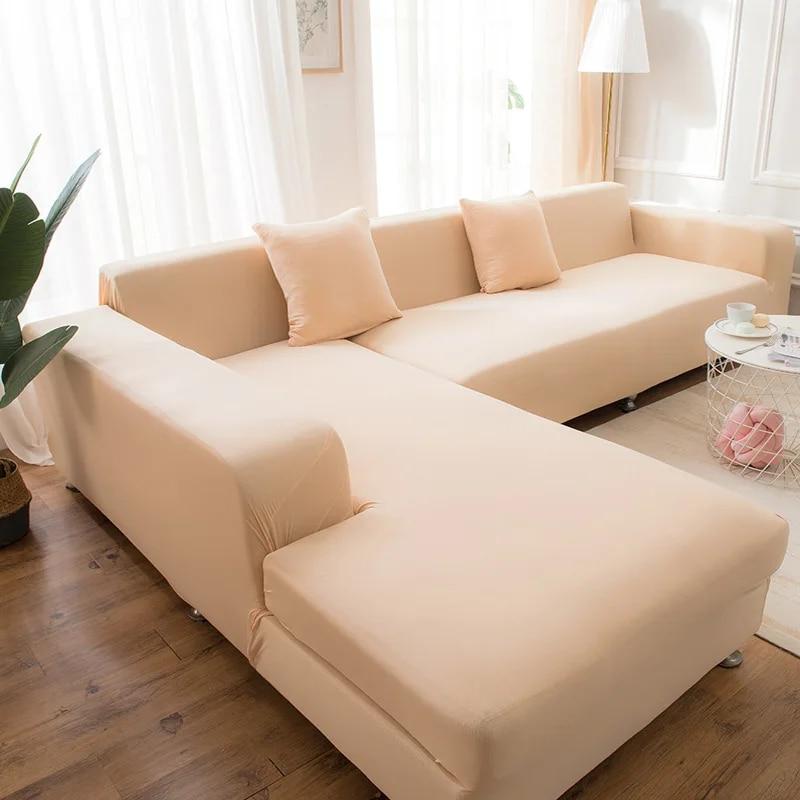 Эластичный чехол для углового дивана L-образной формы чехол для дивана с полным покрытием для гостиной домашний декор чехол для дивана 1 Seater 3275₽