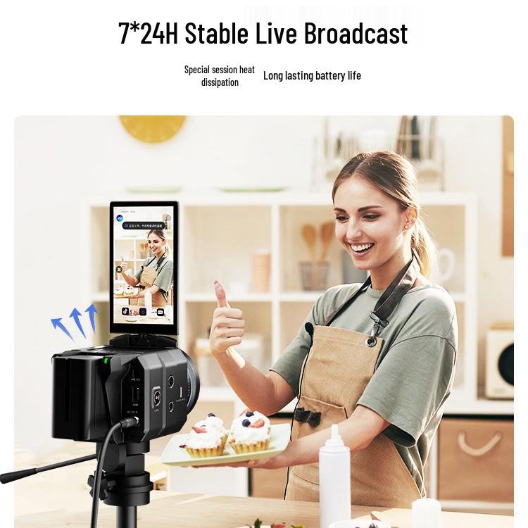 Mammoth 4K Smart Camera: Dedicated Live Broadcast Equipment for Selling Goods