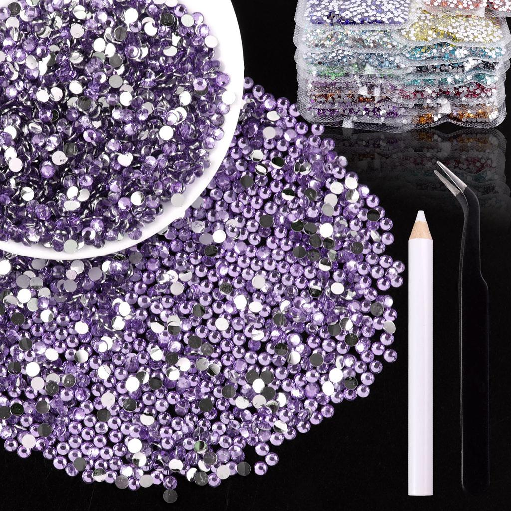 2Mm3Mm4Mm Flatbunn Resinbor DIY Håndlaget Mobiltelefondeksel Skjønnhetsklistremerke Bor