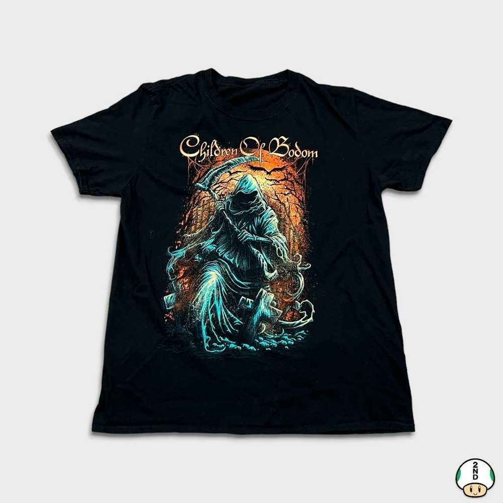 Gildan Футболка Children Of Bodom Группа Черная Унисекс Концертная S до 5XL BO834 Унисекс Футболка L