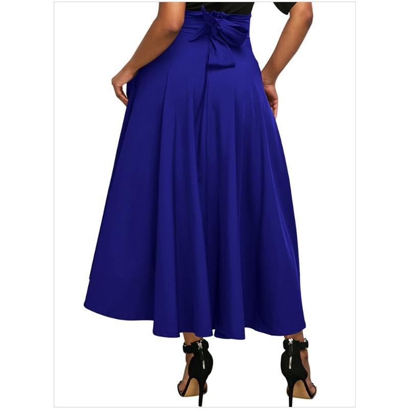 Dámské šaty s vysokým pasem, plisované, s bočním rozparkem, s páskem, kapsou a sukní, vintage šaty