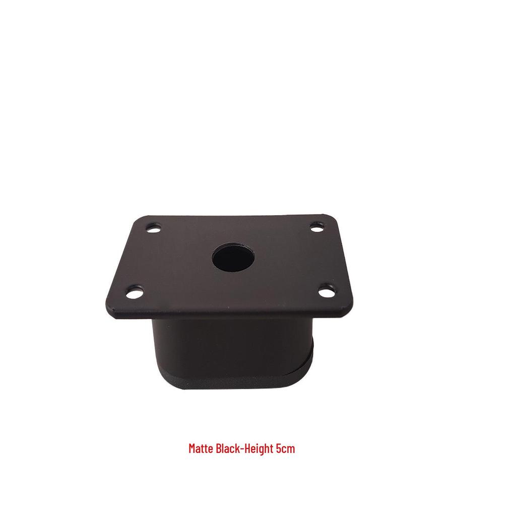 Metal Tube Sofa and Cabinet Legs - Heightening Foot Pads for Coffee Tables and Bedside Tables