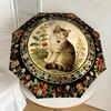 1PC Cat, Floral Umbrella-8-Rib Reinforced, Automatic Open, Lightweight & Durable, Cute Fashion Accessory for Outdoor-K1256