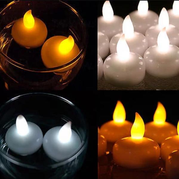 Waterproof Led Candle Light For Romantic Decor With Floating Water Effect For Home Use