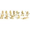 2436100pcs Soldiers Model 5cm Plastic Doll Accessories Mini Sculpture Army Men Action Figures Military Enthusiast Gifts TMZ