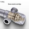 Yuneng 304 Stainless Steel Dual Outlet Angle Stop Valve