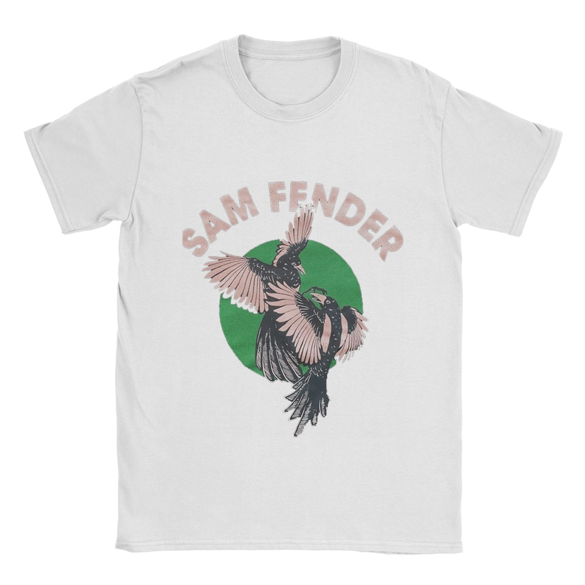 

Sam fenders T Shirt Summer Leisure T-Shirts Couple Pure Cotton O-Neck Oversized Tees Short Sleeves Vintage Tshirt L
