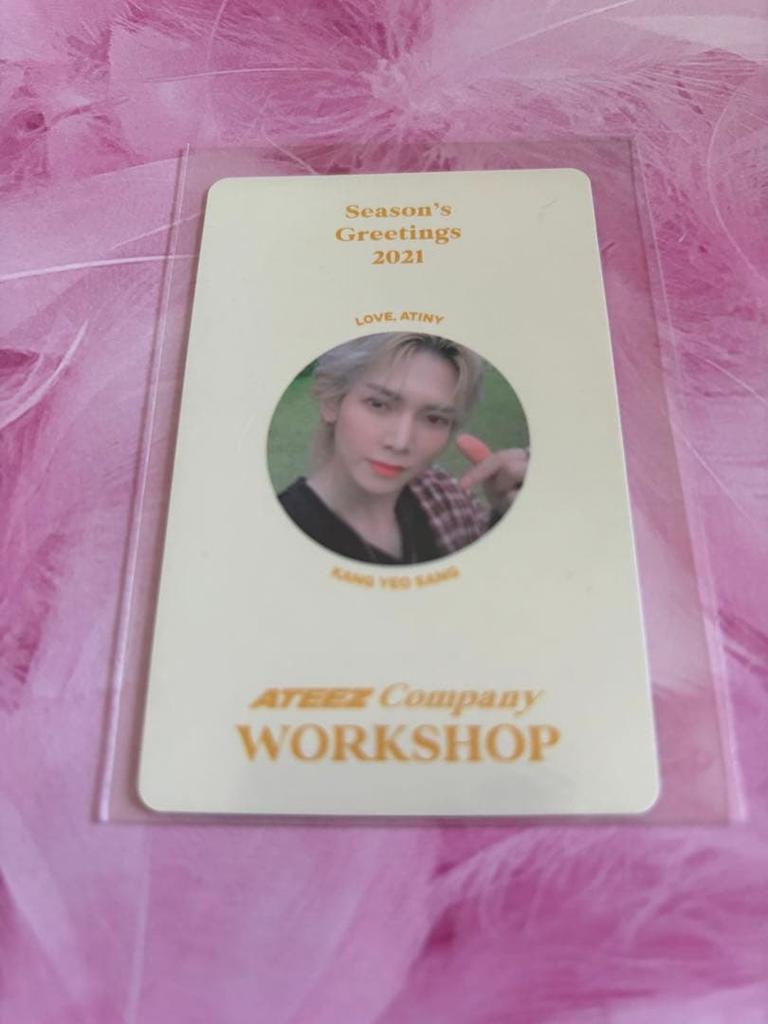 [USED] ATEEZ Yeosang Seagreen 2021 Trading Cards