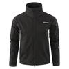 No. 2 Camouflage Solid Color Jacket, Soft Shell Fleece Breathable and Wear-resistant Hooded Jacket