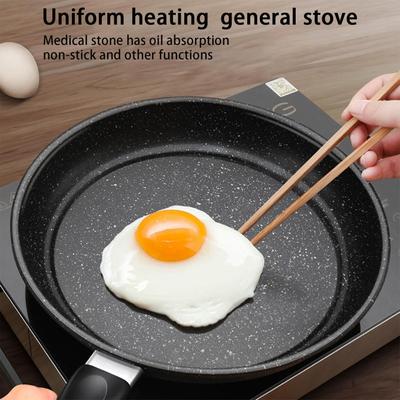 Frying Pan Induction Nonstick Frying Pan Skillet Metal Cookware Kitchen Supplies for Induction Ceramic Stove Cooktop Egg Steak