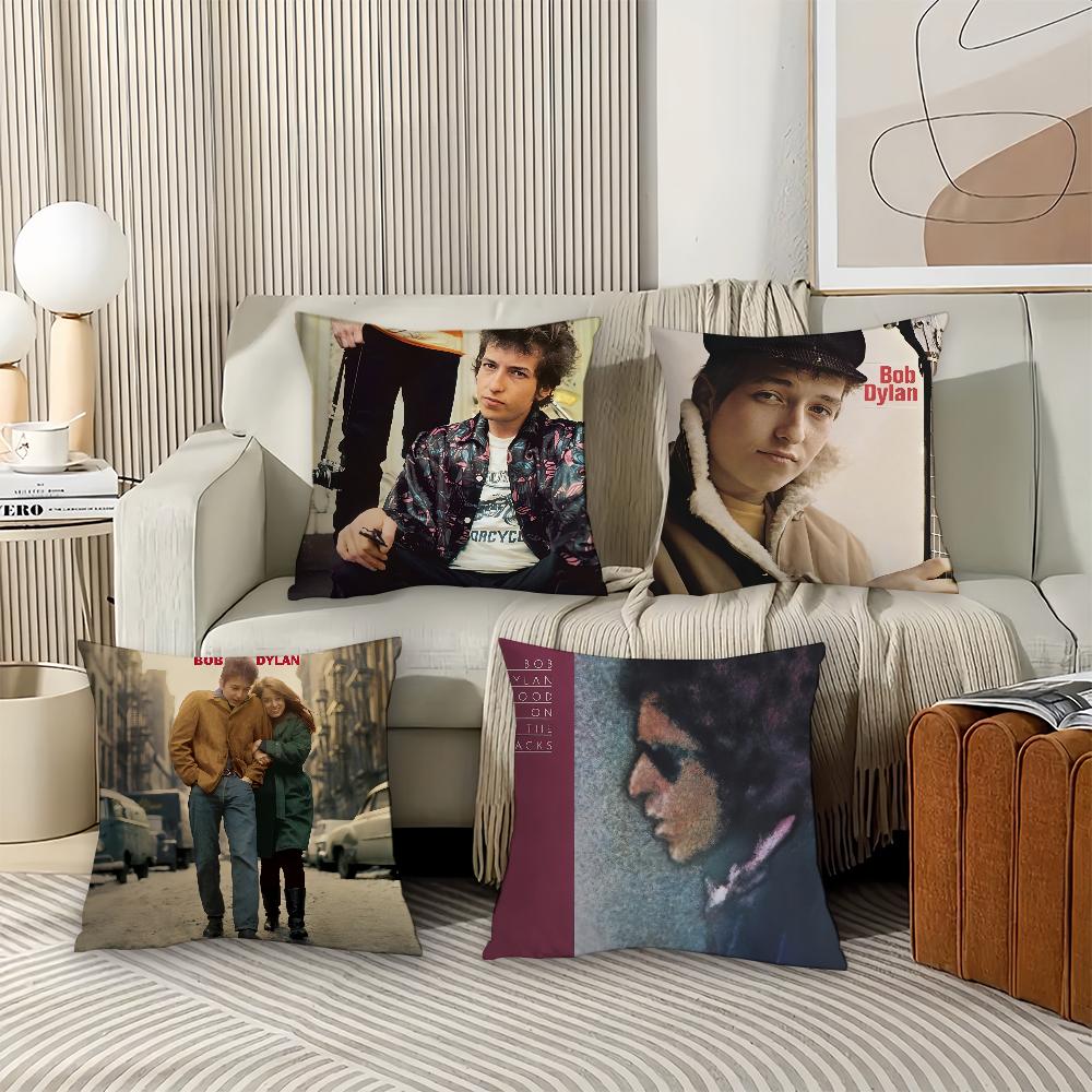Singer Bob Dylan Pillow Case Office Cushions Suitable For Sofa Car Bedroom Decorative Cushion Cover