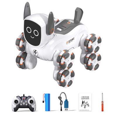Remote Control Robot, Interactive Intelligent Robotic Pet for Kids 8 and Up, Stunt Toy with Music,