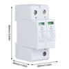 Durable 2P Voltage Arrester Device 40KA 1000V Lightning Protector Low Voltage Arrester DC Applications