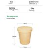 Pabei Disposable Kraft Paper Soup and Meal Buckets with Lids