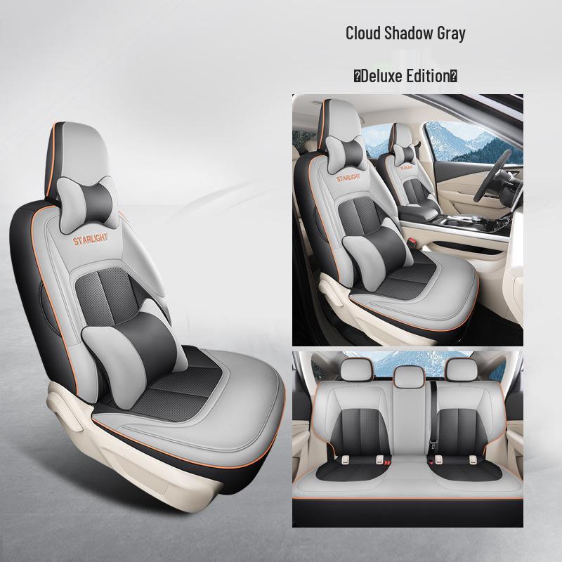 Universal Full Leather Car Seat Cushion for Wuling Xingguang: All-Season Comfort