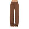 I Saw It First Womens/Ladies Textured Wide Leg Trousers