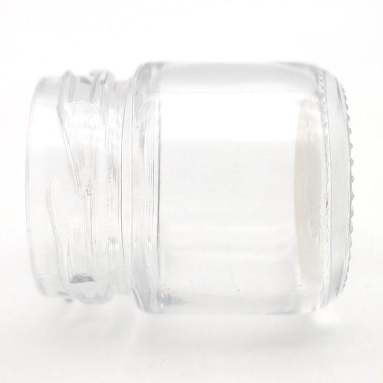 40ml Food Grade Empty Round Clear Mini Jam Honey Glass Jar Small Glass Jars with Metal Lid