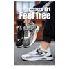 Men S Winter Fleece Lined Sports Shoes Thick Sole Non Slip Dad Running Shoes