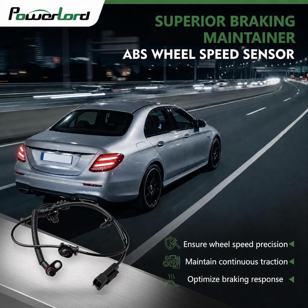 PLB019 2Pcs Front ABS Wheel Speed Sensors for RAM 1500 2019 2020 2021 2022 2023 2024, OE# 68292050AA, 68292050AB, 68292050AC, 68292050AD, 68292050AE,