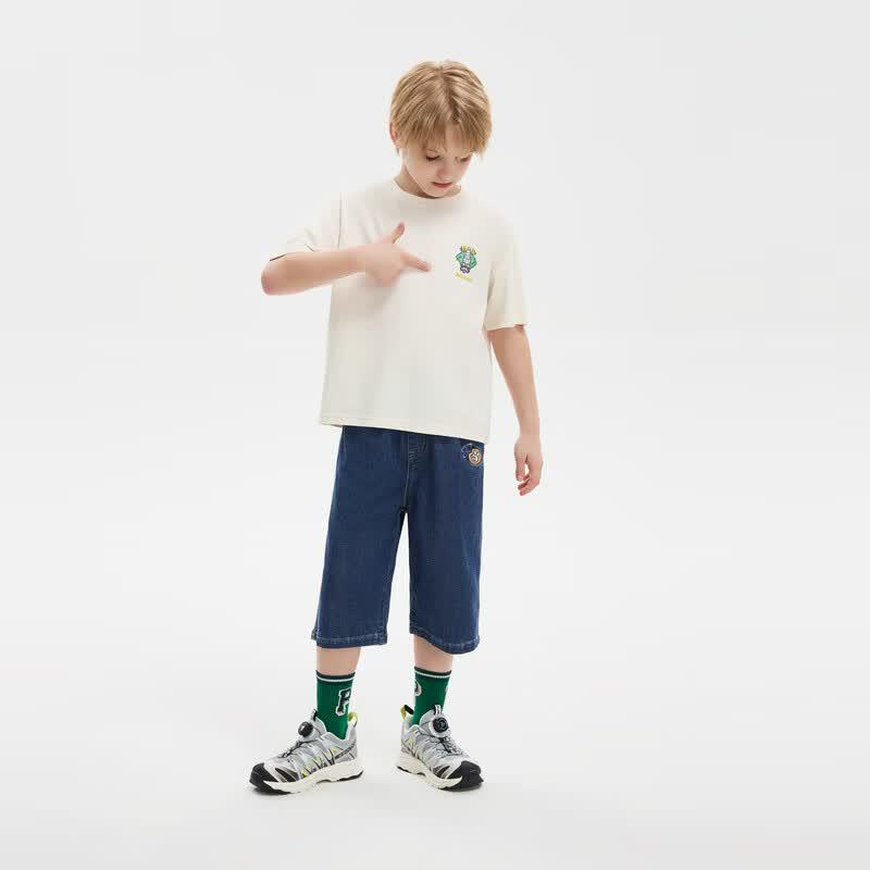 MQD Boy's Basic Skin-friendly Short Sleeve T-Shirt