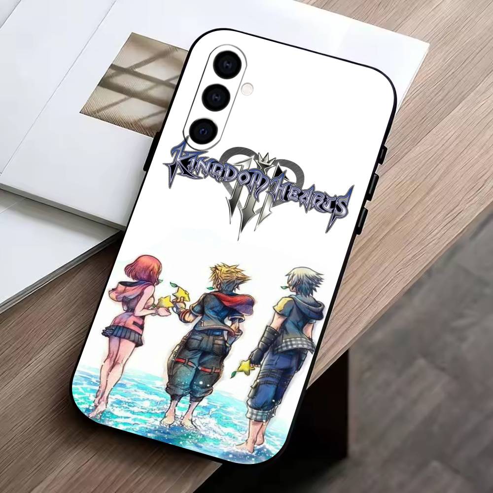 KH-Kingdoms Hearts G-Game Phone Case Black Silicone Soft For Samsung Galaxy A73,A72,A71,A70,A53,A52,A51