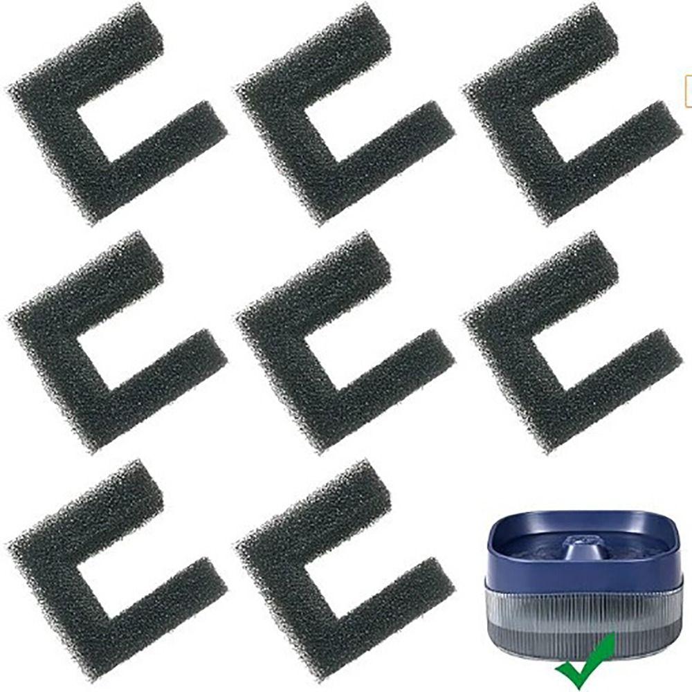 10pcs Multi-Layer Foam Filters Residue Blocking Sponge Filters  Pet Supplies